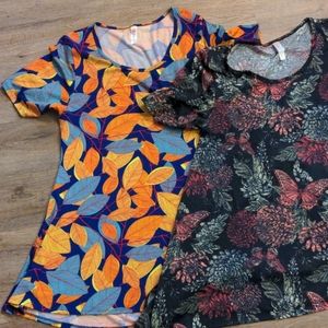 Lot of 2 LuLaRoe XL Tops